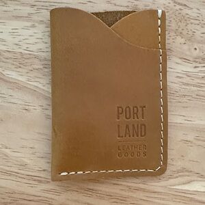 Portland Leather Brown Card Holder